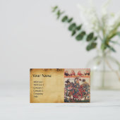 CARTE DE VISITE TOURNOI MÉDIÉVAL, PARC DES CHEVALIERS DE COMBAT (Debout devant)