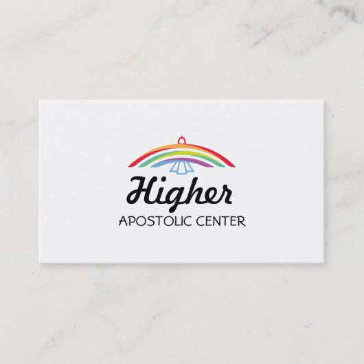 Carte De Visite Tourterelle arc-en-ciel (Devant)