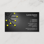 Carte De Visite Tous les points - Jaune (Dos)