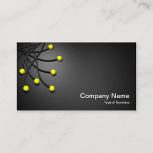 Carte De Visite Tous les points - Jaune
