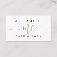 Tout au sujet de moi Bath et corps