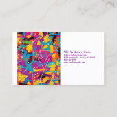 Carte De Visite Tout est connecté Abstrait (Dos)