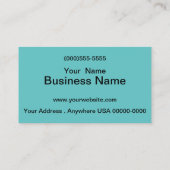 Carte De Visite Tout l'oeil voyant (Dos)