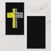 Carte De Visite Tout que j'ai besoin est cadeau du base-ball et de (Devant / Derrière)