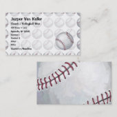 Carte De Visite Tout sur le Motif de baseball (Devant / Derrière)