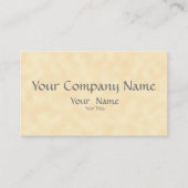 Carte de visite tout-usage Classy Natural Parchmen (Devant)