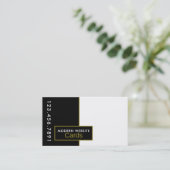 Carte De Visite Toute couleur moderne (Debout devant)