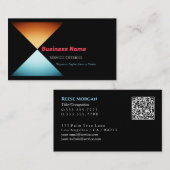 Carte De Visite Toute entreprise, conception triangulaire, générat (Devant / Derrière)