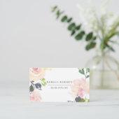 Carte De Visite Toutes les professions Botanique Jolies Fleurs (Debout devant)