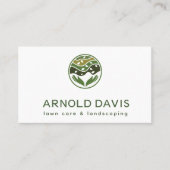 Carte De Visite Toutes les saisons moderne entretien de la pelouse (Devant)