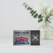 Carte De Visite Tow Trucking | Wrenches | Auto Services (Debout devant)