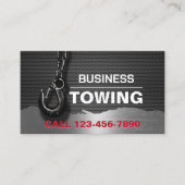Carte De Visite Towing Company Metal Professional Tow Hook (Devant)
