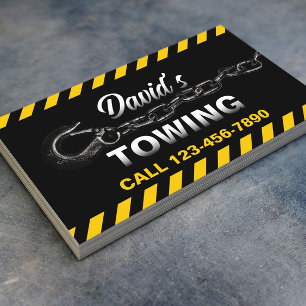 Carte De Visite Towing Truck Car Hauling Service