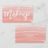 Carte De Visite Traçages d'ombre de rose de typographie de (Devant / Derrière)