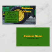 Carte De Visite Tracteur agricole (Devant / Derrière)