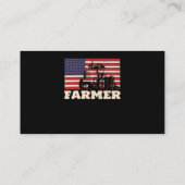 Carte De Visite Tracteur américain (Dos)