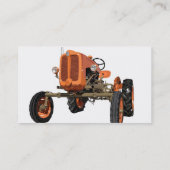 Carte De Visite Tracteur vintage (Dos)
