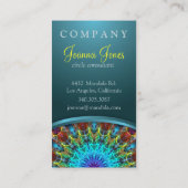 Carte De Visite Traction dans le mandala (Dos)