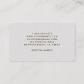 Carte De Visite Trader Graph Gold Coins Concessionnaire Modern Pro (Dos)