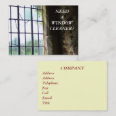 CARTE DE VISITE TRADES, NETTOYAGE DES FENÊTRES (Devant / Derrière)