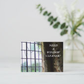 CARTE DE VISITE TRADES, NETTOYAGE DES FENÊTRES (Debout devant)