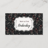 Carte De Visite Traditional Barber Tools Classic Grooming (Devant)