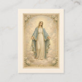 Carte De Visite Traditional Catholic Wedding Favor Holy Card (Devant)