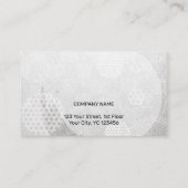 Carte De Visite Traditional Japanese pattern Modern art silver (Dos)