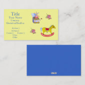 Carte De Visite Traditional Toys (Devant / Derrière)