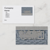 Carte De Visite Train (Devant / Derrière)