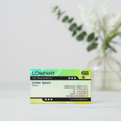 Carte De Visite Train à balles - Abstrait 01 (Debout devant)