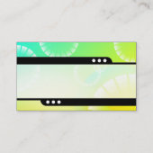 Carte De Visite Train à balles - Abstrait 01 (Dos)