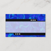 Carte De Visite Train à balles - Facettes bleues (Dos)