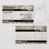 Carte De Visite Train à balles - Flamme fractale (Devant / Derrière)