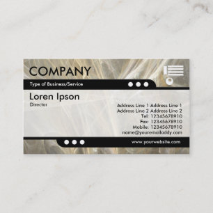 Carte De Visite Train à balles - Flamme fractale