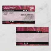 Carte De Visite Train à balles - Flamme fractale 02 (Devant / Derrière)