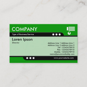 Carte De Visite Train à balles - Green (009900)