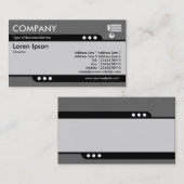 Carte De Visite Train à balles - Gris (666666) (Devant / Derrière)