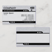 Carte De Visite Train à balles - Gris clair Crinké Texture en papi (Devant / Derrière)