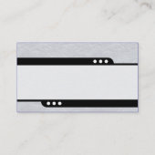 Carte De Visite Train à balles - Gris clair Crinké Texture en papi (Dos)