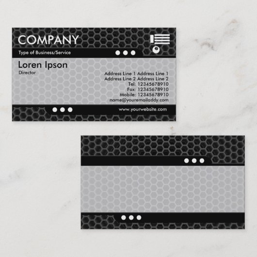 Carte De Visite Train à balles - Honeypeb foncé (Devant / Derrière)