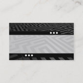 Carte De Visite Train à balles - Maze foncé (Dos)