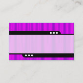 Carte De Visite Train à balles - Satin pourpre (Dos)