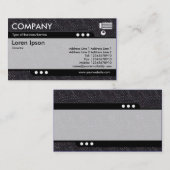 Carte De Visite Train à balles - Texture de Denim noir (Devant / Derrière)