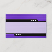 Carte De Visite Train à balles - Texture de violet brossé (Dos)