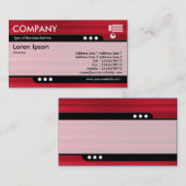 Carte De Visite Train à balles - Texture rouge brossée (Devant / Derrière)