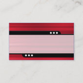 Carte De Visite Train à balles - Texture rouge brossée (Dos)