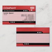 Carte De Visite Train à balles - Texture rouge brossée (Devant / Derrière)