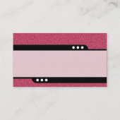 Carte De Visite Train à balles - Texture rouge en relief (Dos)