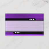Carte De Visite Train à balles - Texture violette broyée (Dos)
